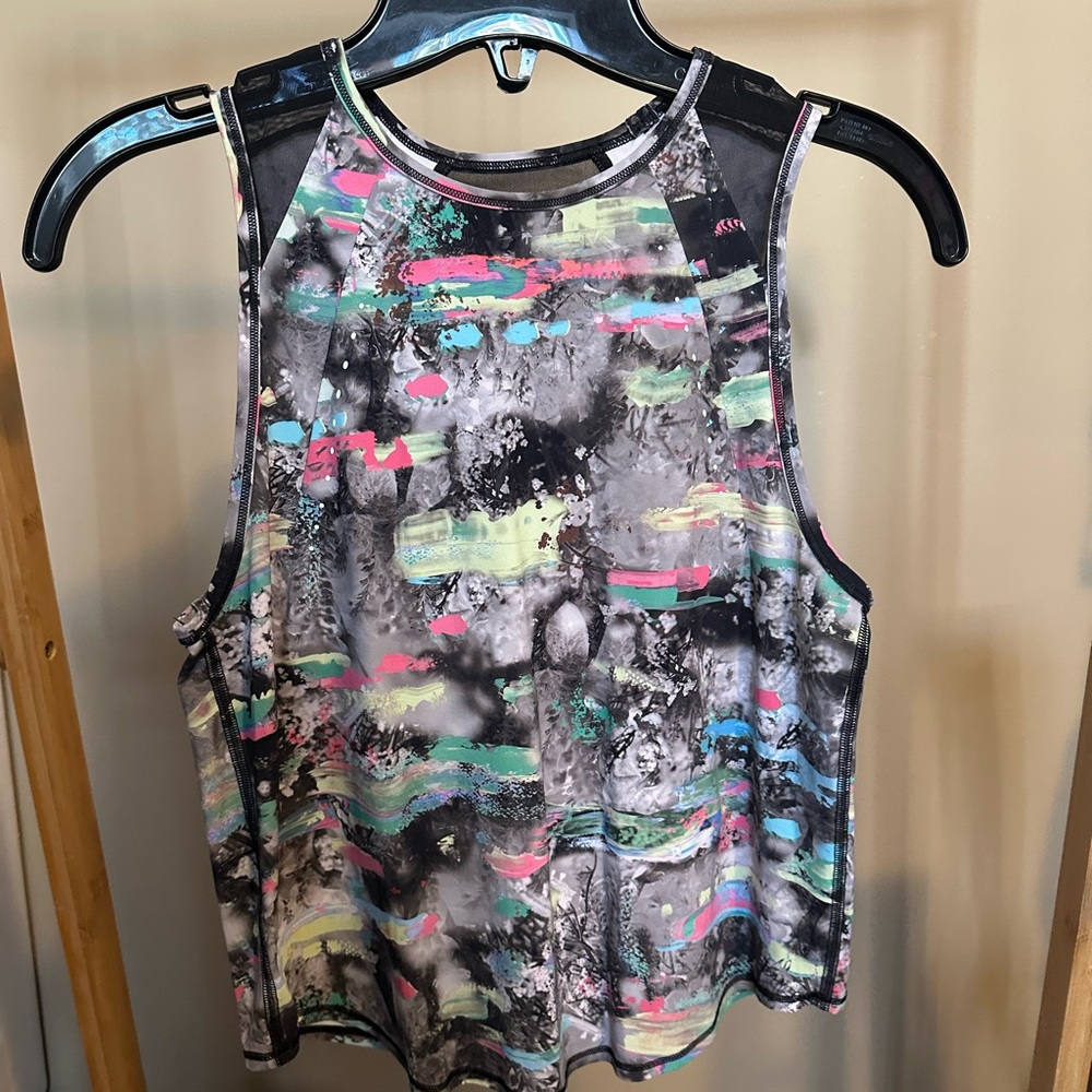 Lululemon Athletica Colorful Abstract Tank Top